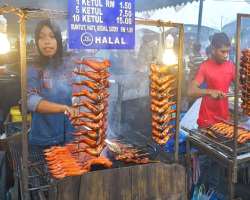 If you are a lover of street food then you must vi If you are a lover of street food then you must visit this market as a number of stalls offering street food including martabak, nasi goring and birya